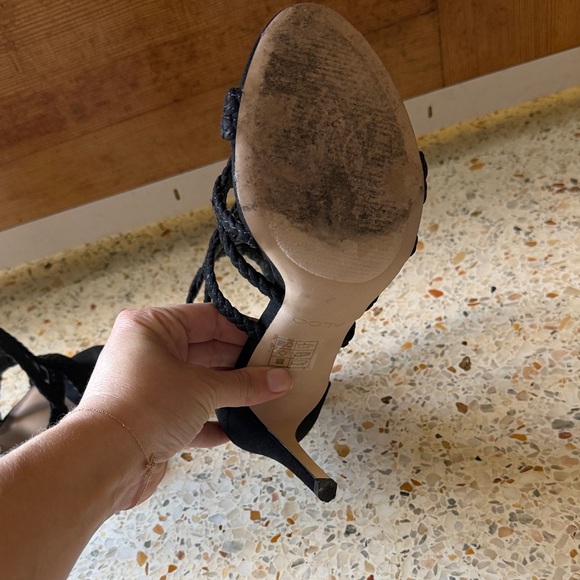 ALDO Giuliano Black Strappy Heeled Sandals - Picture 6 of 7